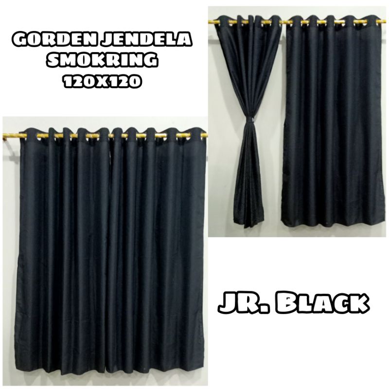 GORDEN JENDELA  PENDEK POLOS EMBOS MINIMALIS MURAH COD SMOKRING UK.T 120 dan T 150