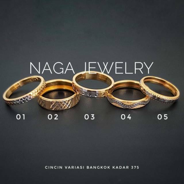 CINCIN BANGKOK SELEP VARIASI EMAS 375