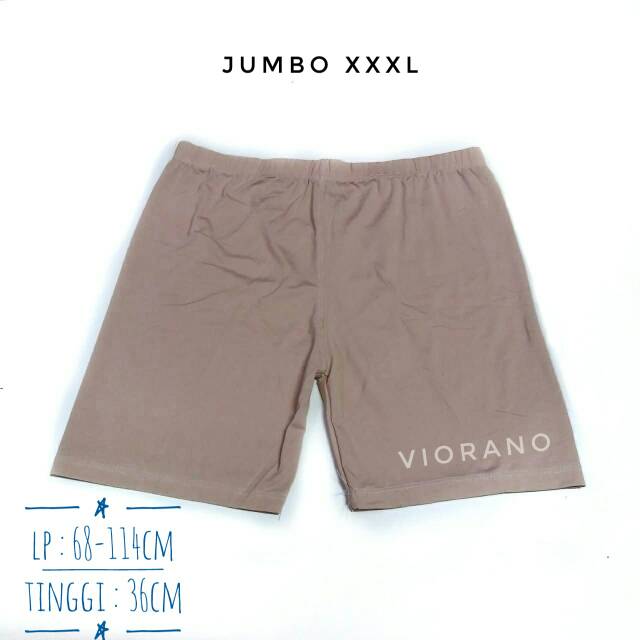 Jumbo 3L- 4L Legging Short Wanita Celana Dalaman Pendek Big Size XXXL Celana Cewek Big Size