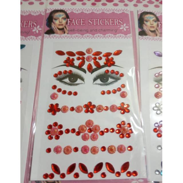 

Mainan stiker wajah 12 pcs
