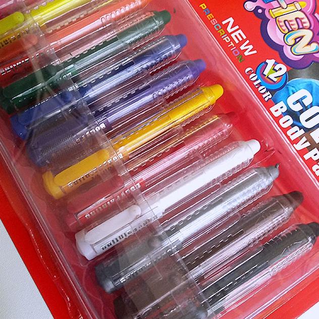 

FJM MINGDA FRESHEN FACE PAINTING 12 / CRAYON WAJAH - AMAN UNTUK ANAK-ANAK➬☮ (Harga Termurah)Ready stock ➬
