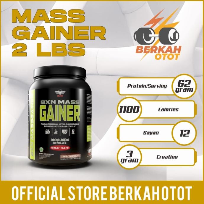 bxn mass gainer 2lbs susu penambah berat badan