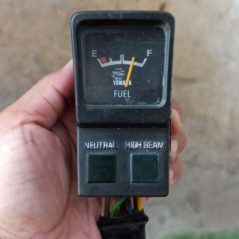 indikator bensin speedometer Yamaha RX King cobra ori original second bekas copotan