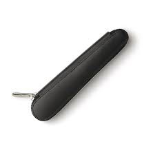 

Faber-Castell | Leather Case with Zip Fastener for 1 Pen – CLASSIC BLACK (188358)