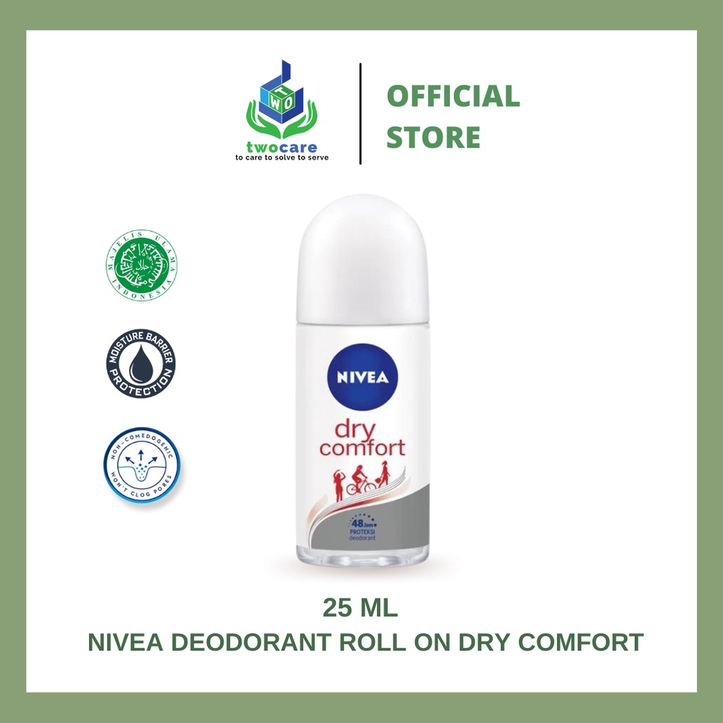 NIVEA Personal Care Deodorant Dry Comfort Roll On 25 ml / 50 ml