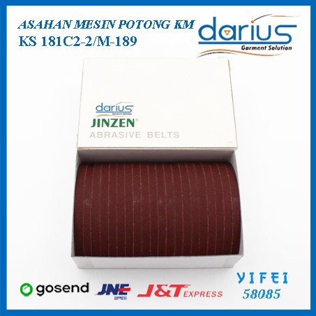Asahan Mesin Potong KM KS 181C2-2/M-189 YIFEI-58085/ABRASIVE BELTS-1