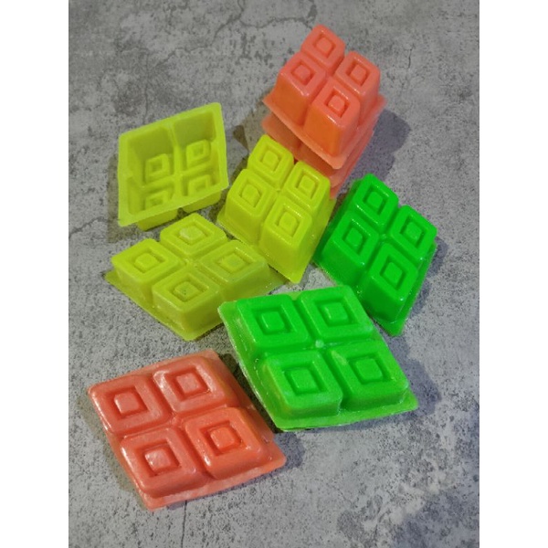 CETAKAN KUKUS DAN PUDING MOTIF ISI 10 PCS