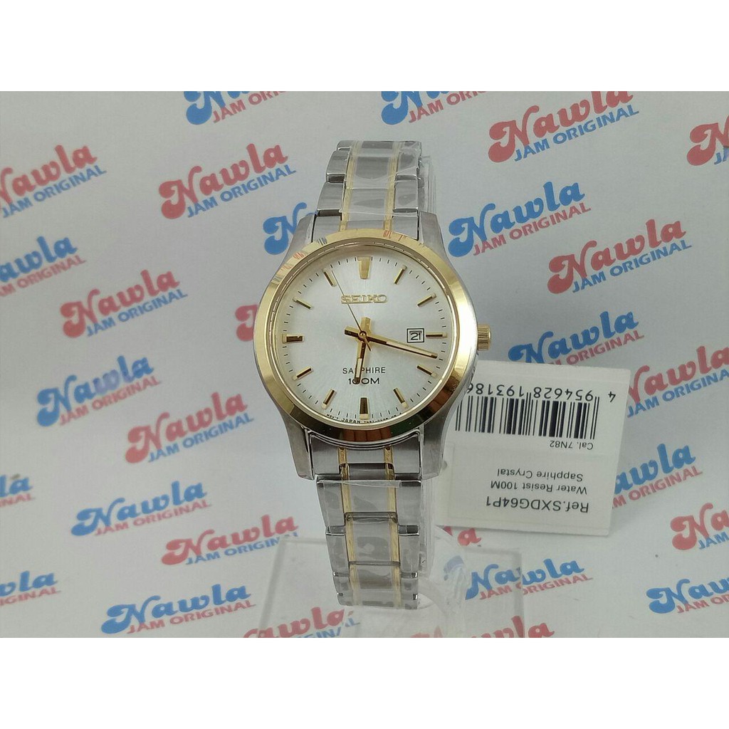 Seiko Ladies SXDG64P1 Quartz White Dial - Jam Tangan Wanita SXDG64