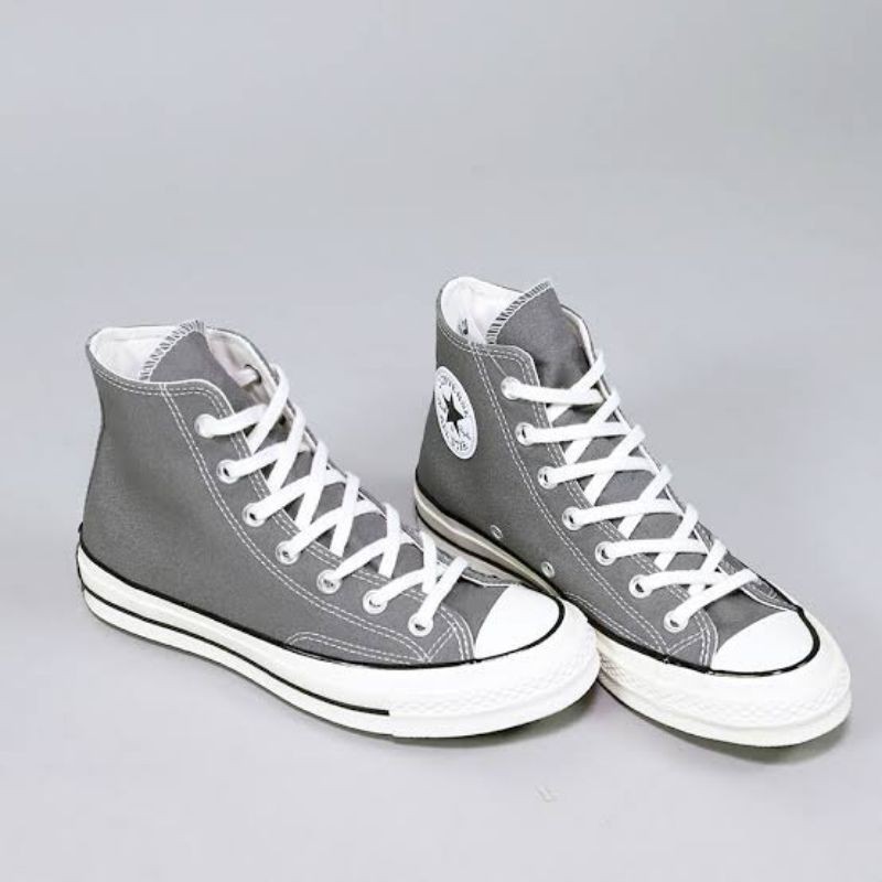 [BISA COD] SEPATU CONVERSE ABU CLASIK Hi PREMIUM | SEPATU CONVERSE ALLSTAR ABU CLASIK HIGH