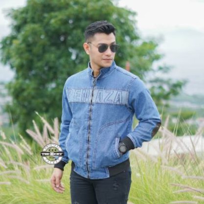 [COD] Jaket Jeans Pria Bordir Original Rocafella Dada