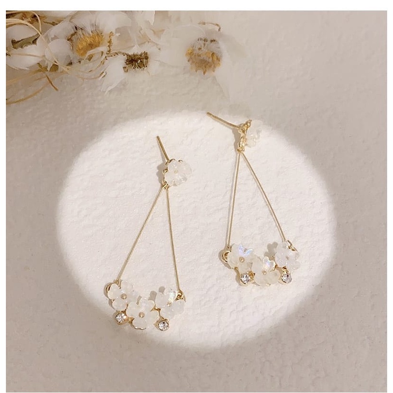 Anting AT227 Tembaga Lapis S925 , Unik Lucu Keren Fashion Wanita Elegant /Deluna/ BS