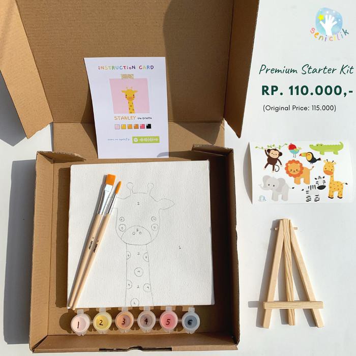 

Art / Premium Starter Paint Kit (Include Easel) - Giraffe