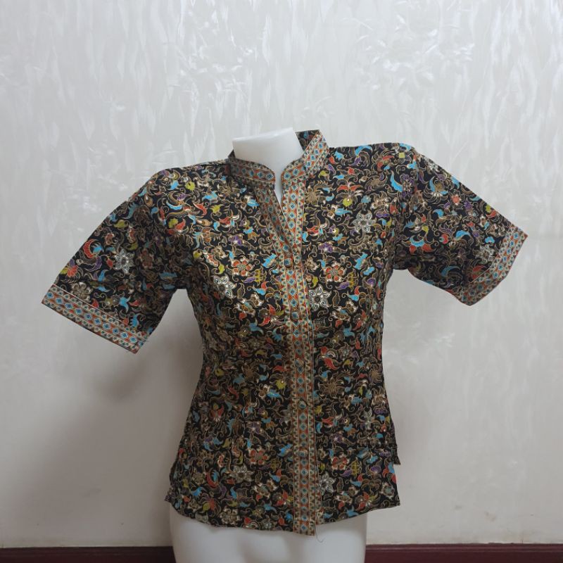 Kemeja Wanita Batik Bakul Batik / Kemeja Kantor / Kemeja Kerja