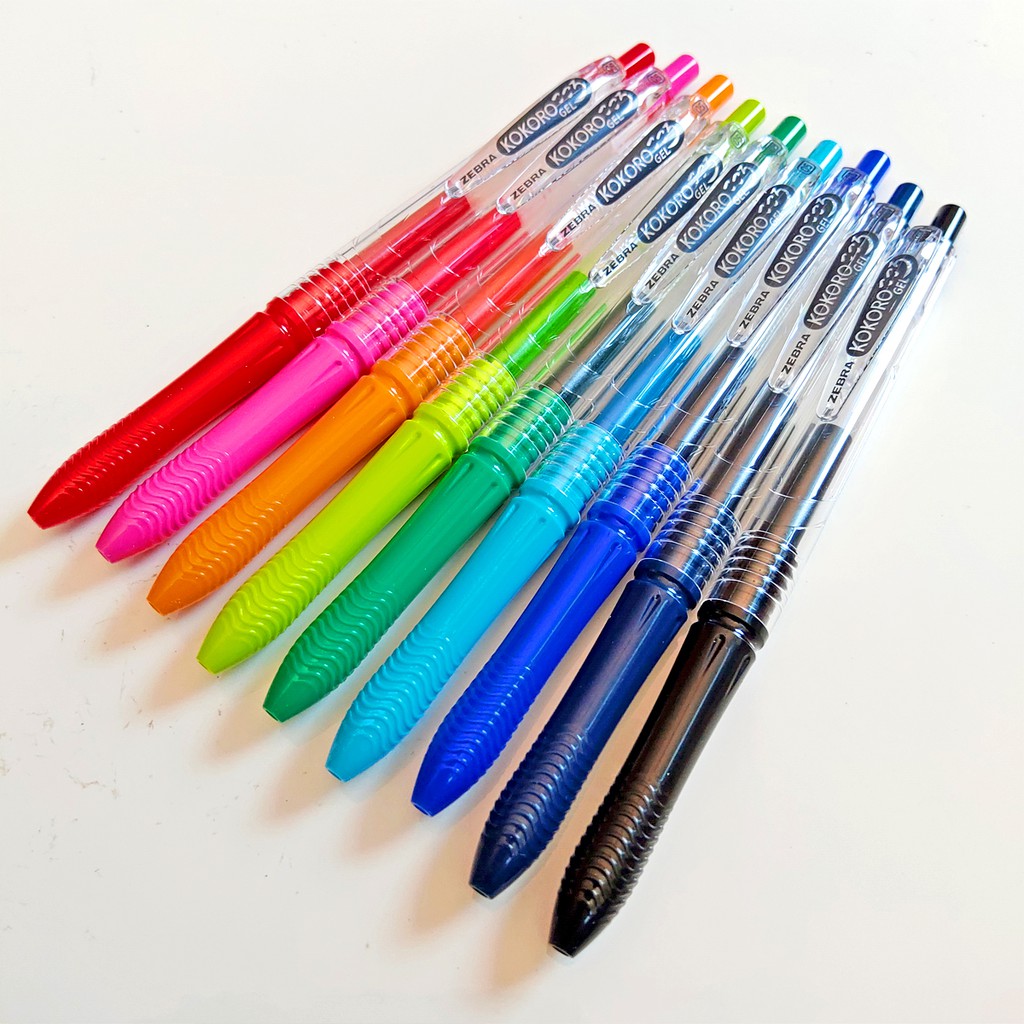 PULPEN / BOLPEN GEL KOKORO / ZEBRA WARNA WARNI