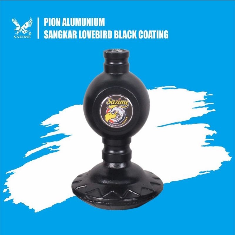 Pion Sazime Sangkar Lovebird Black Coating / Aksesoris Sangkar Lovebird
