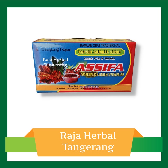

Kapsul Assifa sesak nafas dan radang pernafasan