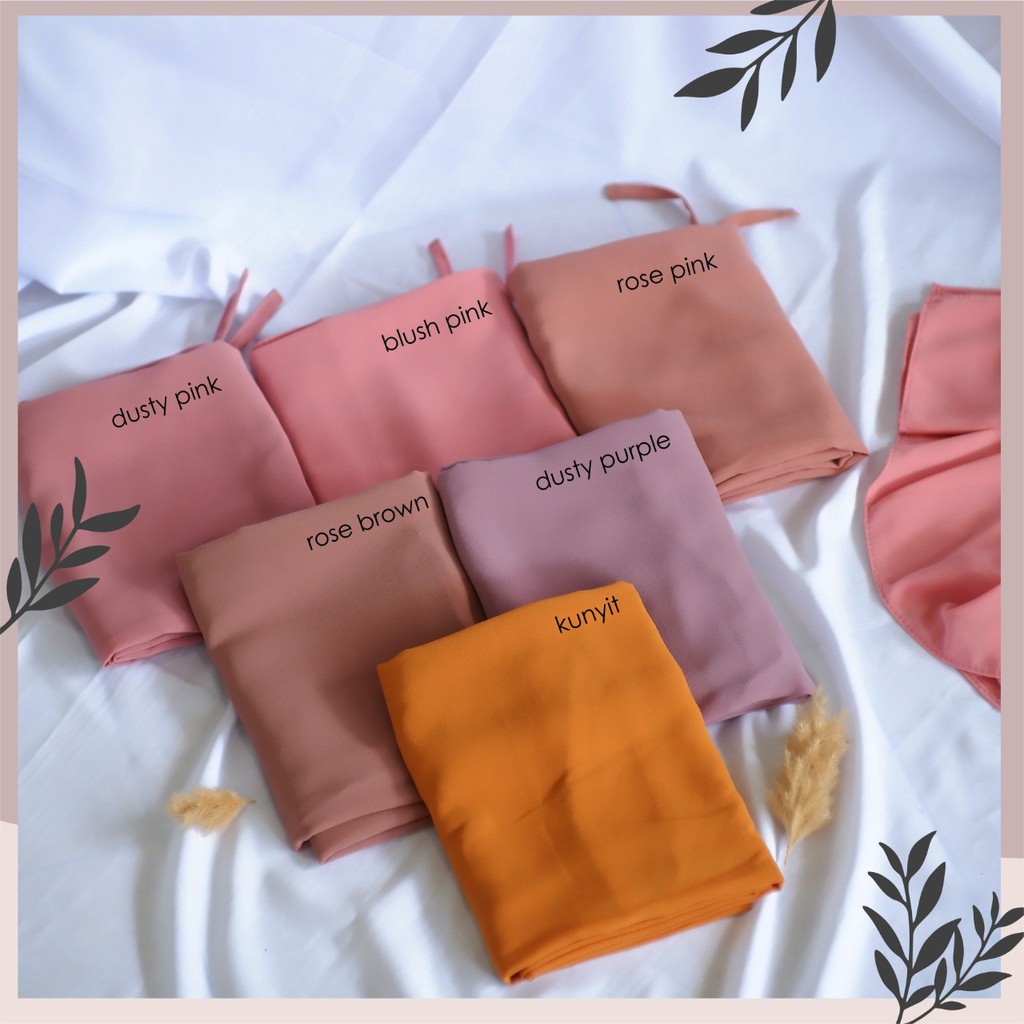 Pashmina Tali Ceruti Babydoll By Reyscarf Premium Eksklusif Banyak Pilihan Warna Luxury I Bisa Cod