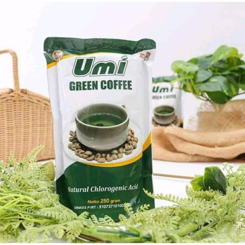 ‼️READY‼️UMI GREEN COFFEE UGC DIJAMIN ORIGINAL 100%/ pelangsing badan penurun berat badan / kopi diet / kopi hijau