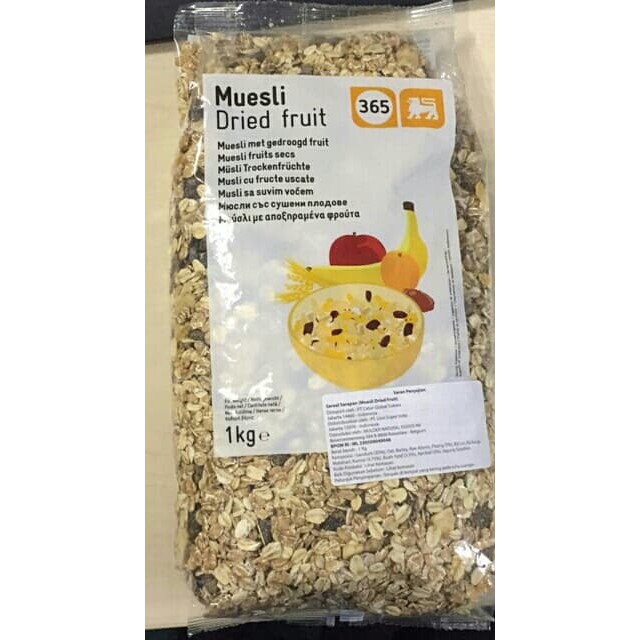 

MUESLI DRIED FRUIT 1 KG