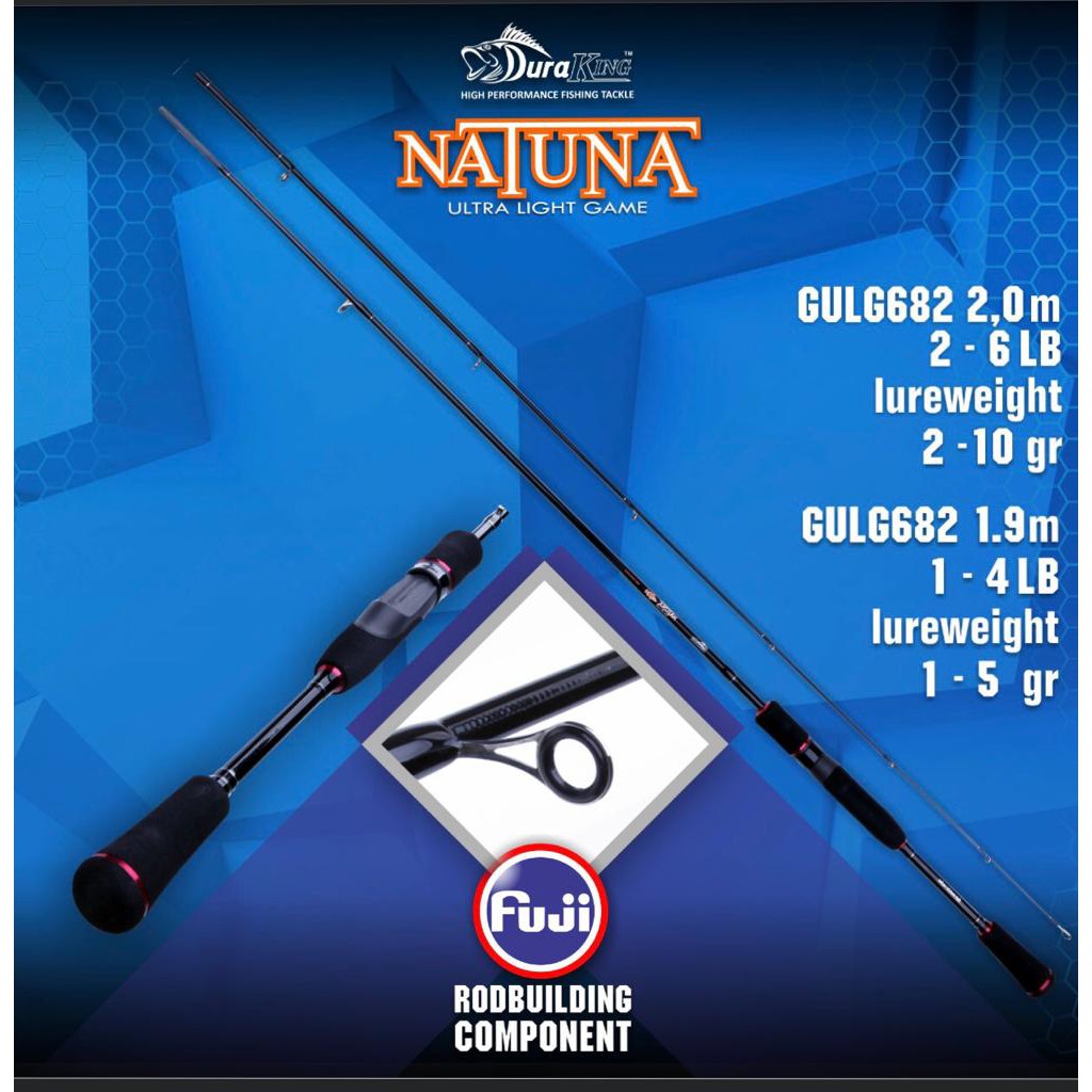 Rod Joran Duraking Natuna Ultra Light Game GULG632 / GULG682