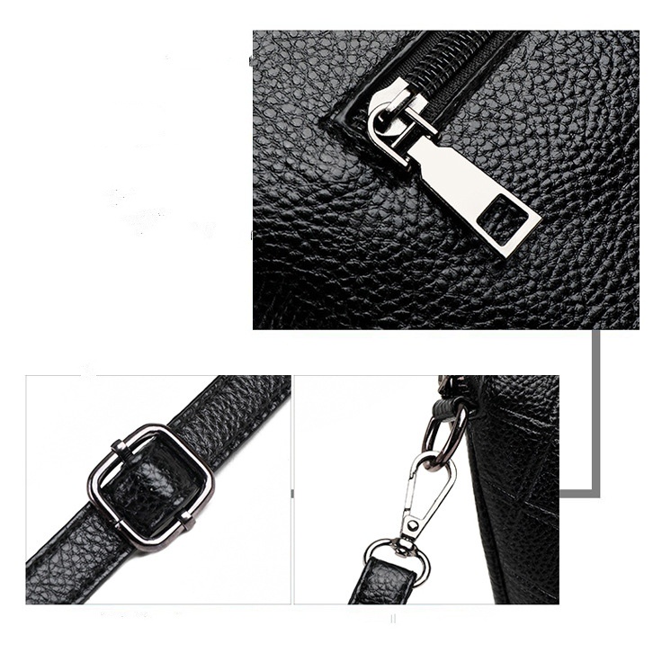 TAS SELEMPANG WANITA IMPORT KULIT PREMIUM HITAM KOREA SLING BAG CEWEK MURAH MEENA TA592B5 FASHION REMAJA KEKINIAN BRANDED BATAM PREMIUM