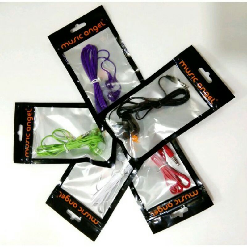 Headset Earphone Musik Angel/Handsfree MP3 Music Super Bass Mega Bass