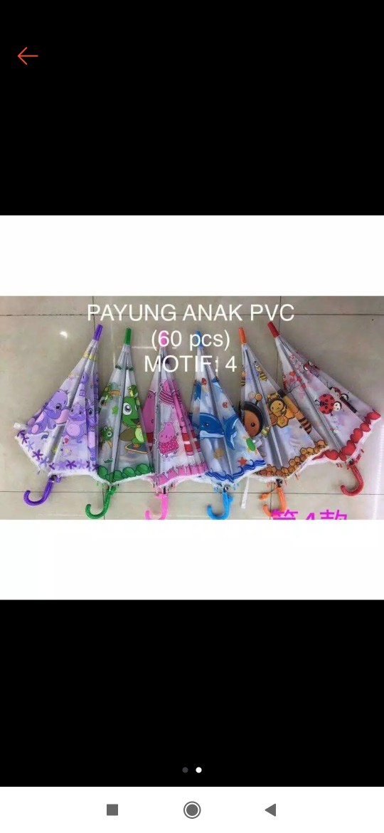 Payung Anak Pvc