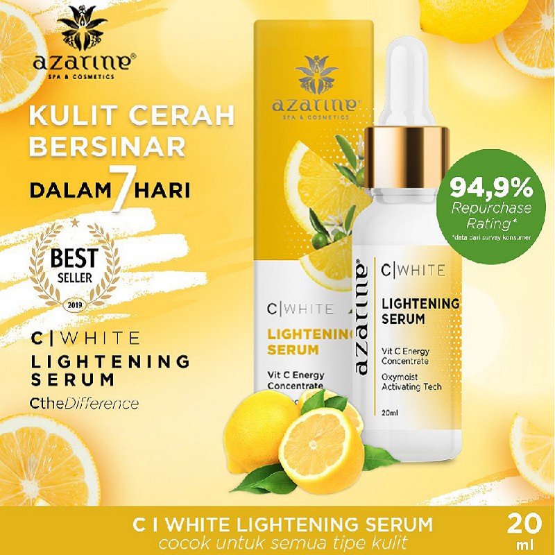 Azarine C White Series Perawatan Tubuh dengan Vitamin C