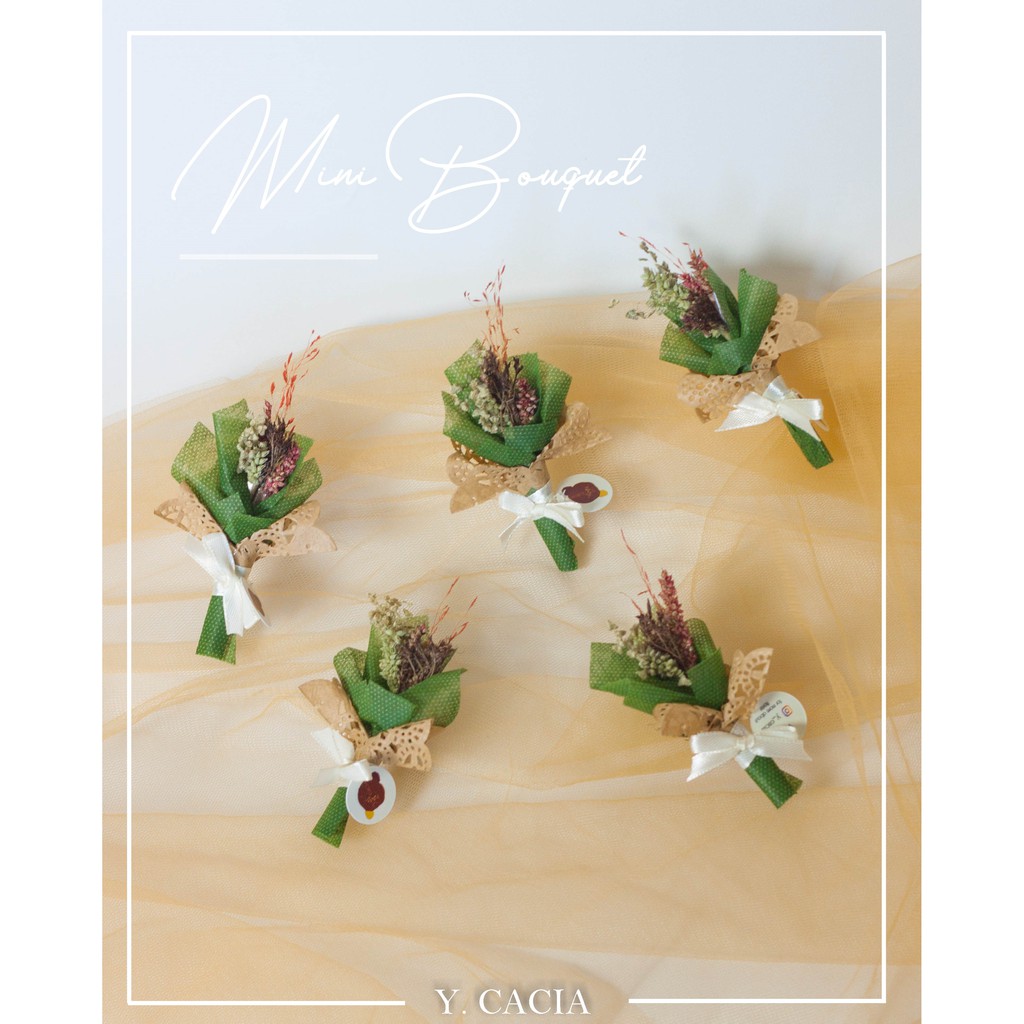 Dried Mini Flower Bouquet Bunga Kecil Kering