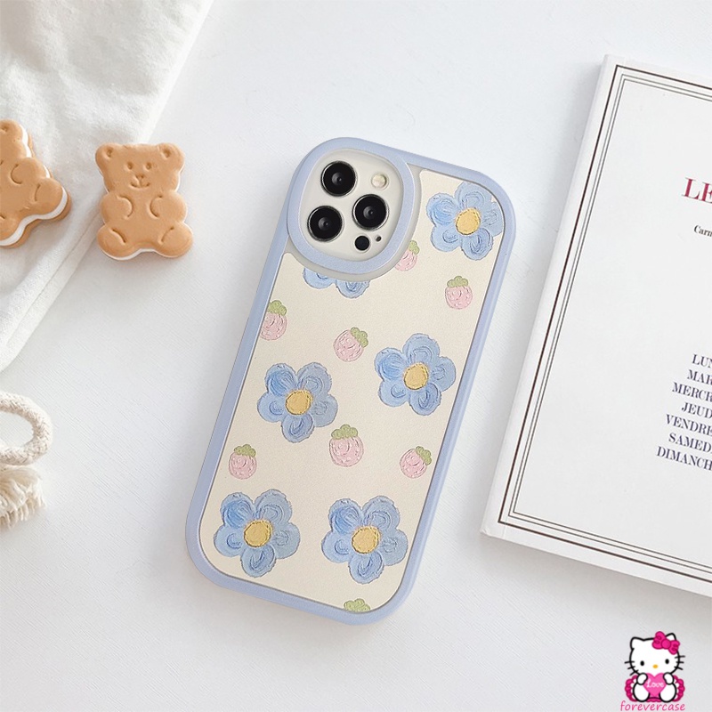 Case Motif Bunga Strawberry Untuk Samsung A50 A12 A23 A32 A13 A72 A22 A50s A73 5G A03 Core A20s A53 A33 M32 A31 A02s A10s A73 5G A21 A5S A22 A11 A5S A03s A2 A30s