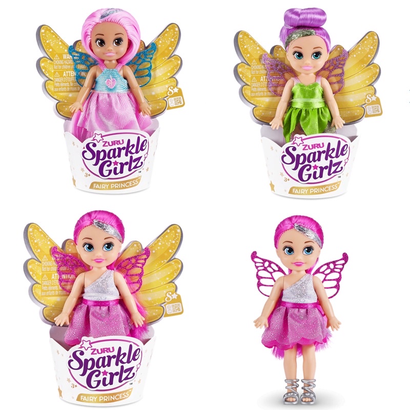Mainan Boneka Sparkle Girlz Doll 4 Fairy Mini