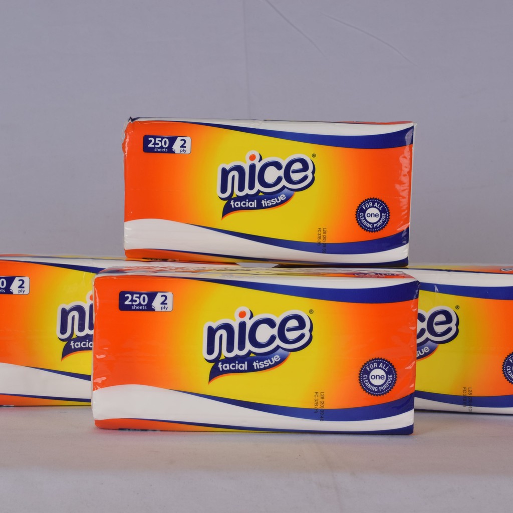 TISSUE NICE FACIAL 250 SHEETS TISU MUKA TISSU