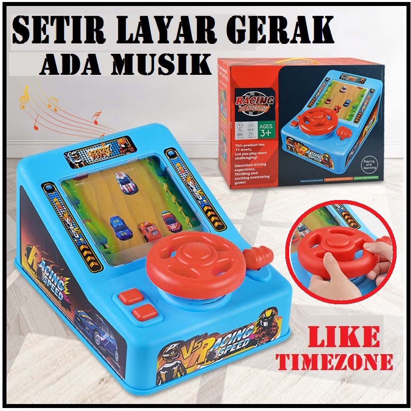 TERLALRIS SETIR LAYAR GERAK DIY ASAK OTAK ANAK SIMULATOR DRIVE PRETEND PLAY GAME TIMEZONE MAINAN ANA