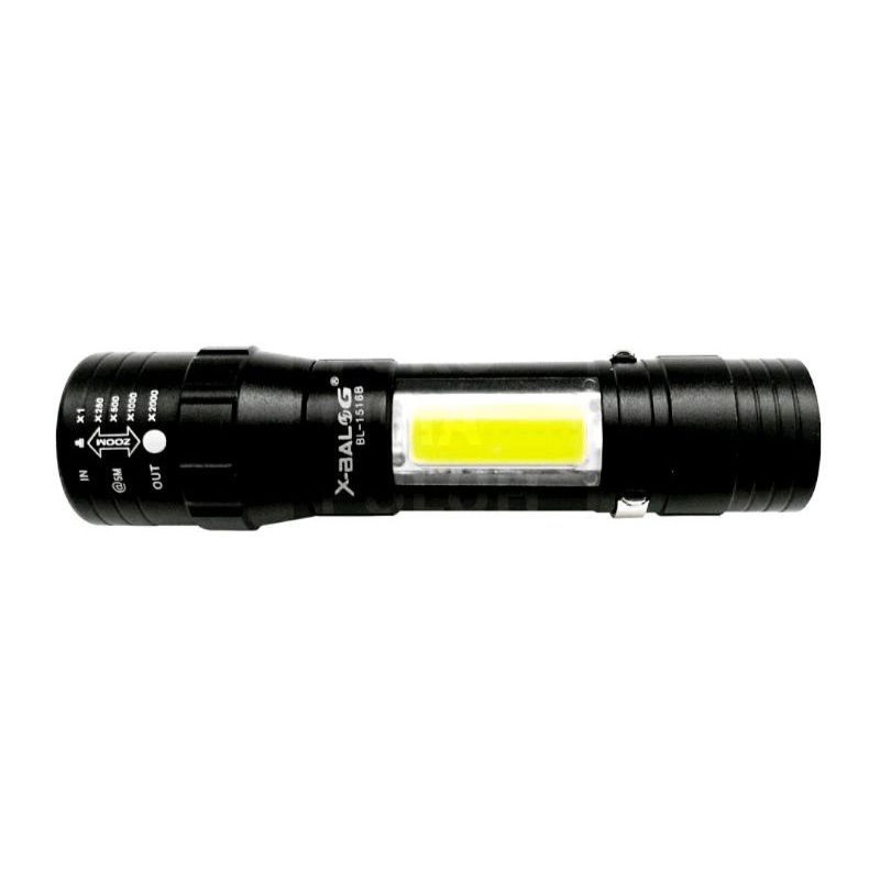 TLP Papillon X-BALOG Senter mini super swat LED Zoom+COB terpercaya kualitas nya