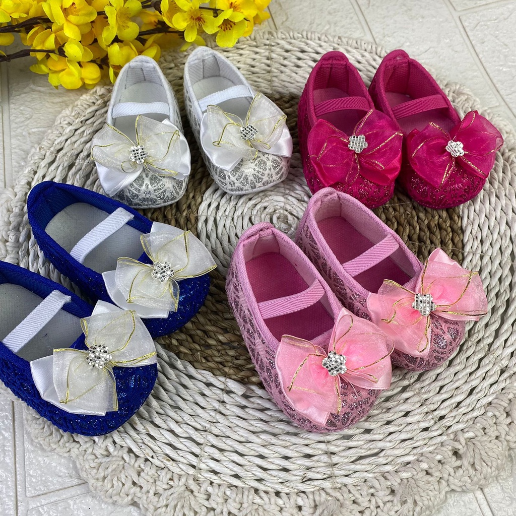 mandirishoestore-SEPATU PREWALKER ANAK PEREMPUAN PITA BESAR 0-12 BULAN FPY13