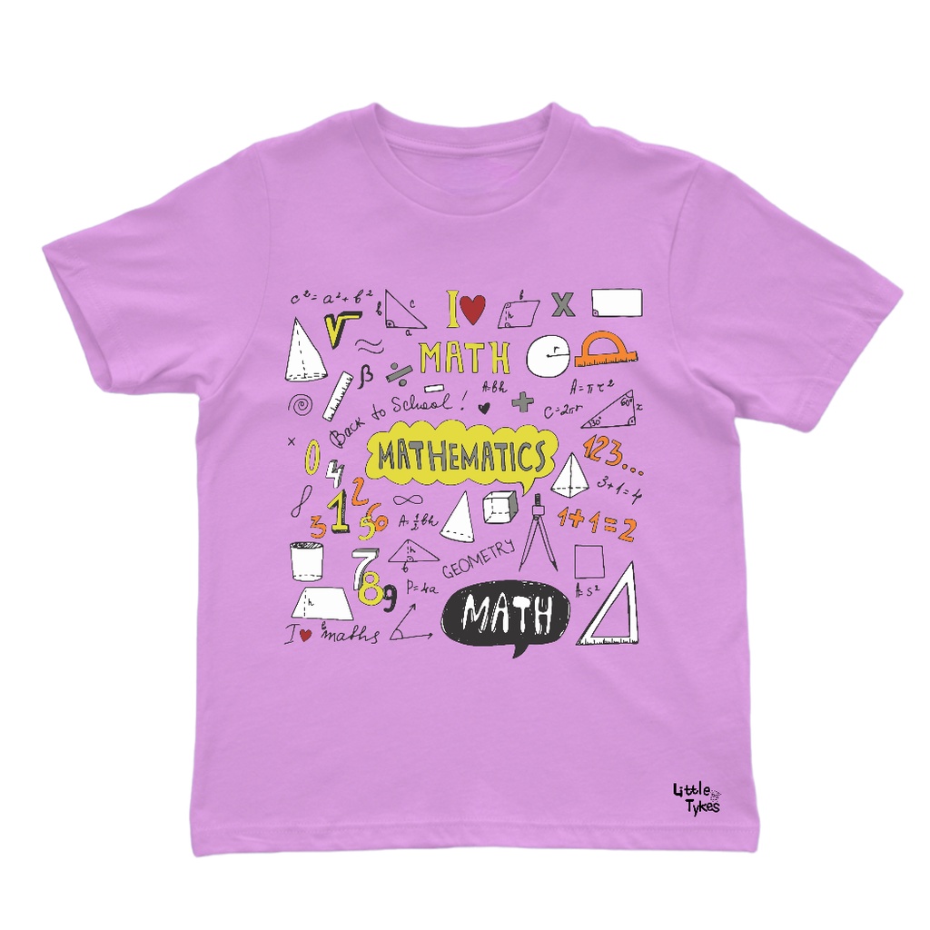 LittleTykes - Kaos anak cewek 2 - 8th - I Love Math