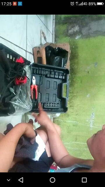 Impact Drill Uchiha 13mm Mesin Bor Beton Besi Kayu Full Set Koper