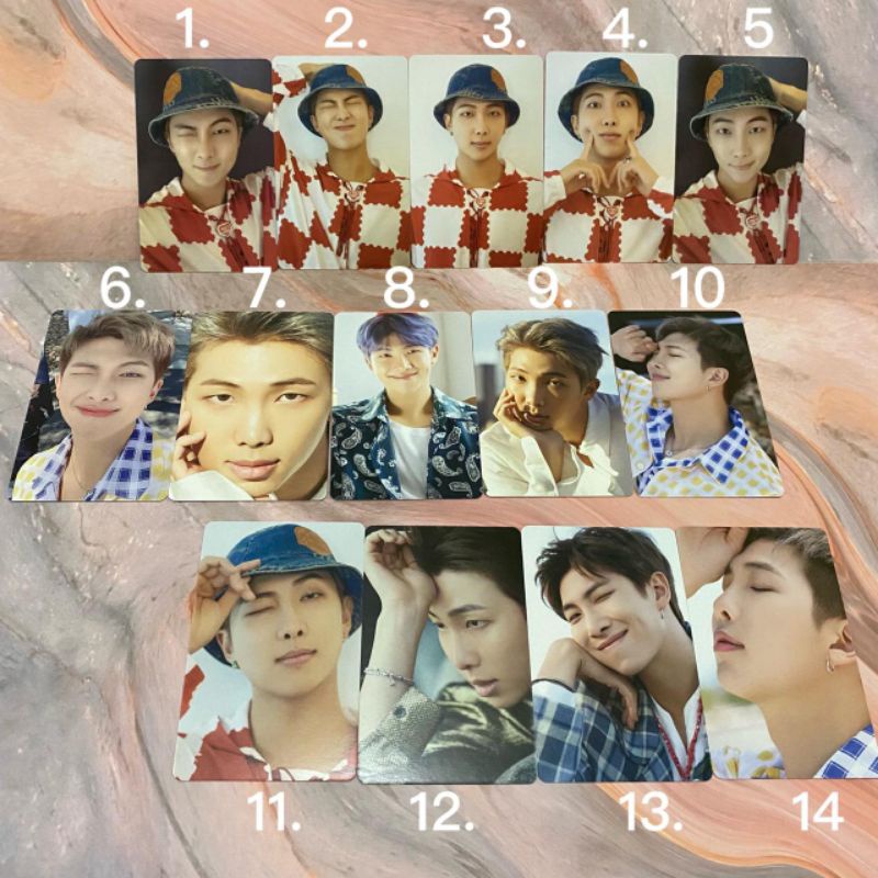 BTS Official Dicon 101 Photocard PC Sharing Member RM Namjoon Namu