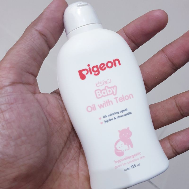 Pigeon Baby Oil With Telon 115ml | Baby Oil With Minyak Telon Chamomile Bayi Anak OIL WITH TELON 115 ml