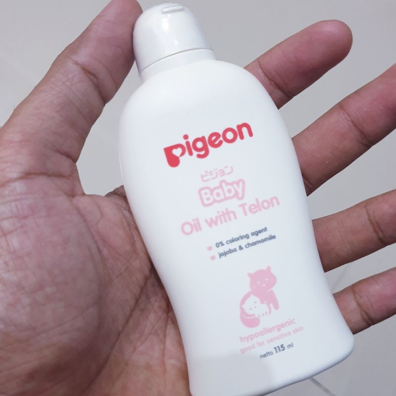 Pigeon Baby Oil With Telon 115ml | Baby Oil With Minyak Telon Chamomile Bayi Anak OIL WITH TELON 115 ml