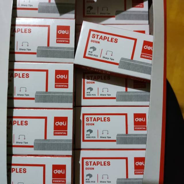 

Isi straples deli no 10 kecil 1 kotak kecil