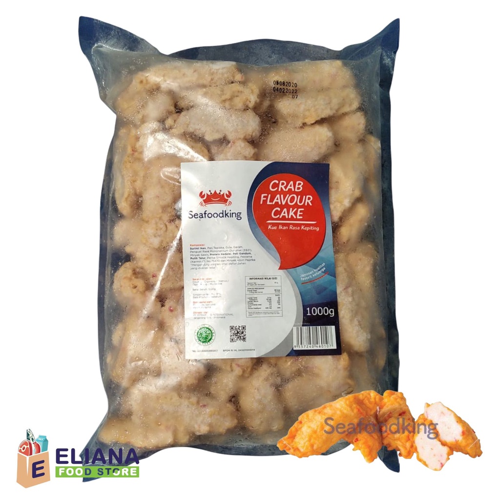 

SEAFOODKING CRAB CAKE 1 KG / NUGGET RASA KEPITING RAJUNGAN 1 KG