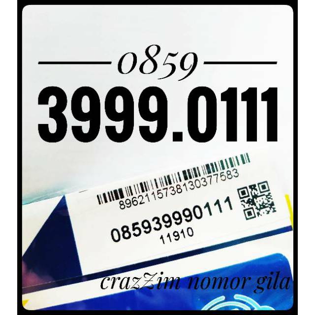 Nomor Cantik XL Super. Nomor Cantik Triple. Nomor Cantik 111