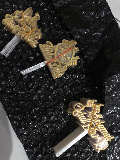 Cake Topper Idul Fitri Motif 10 Acrylic Akrilik Hiasan Kue Puding Lebaran Bagus