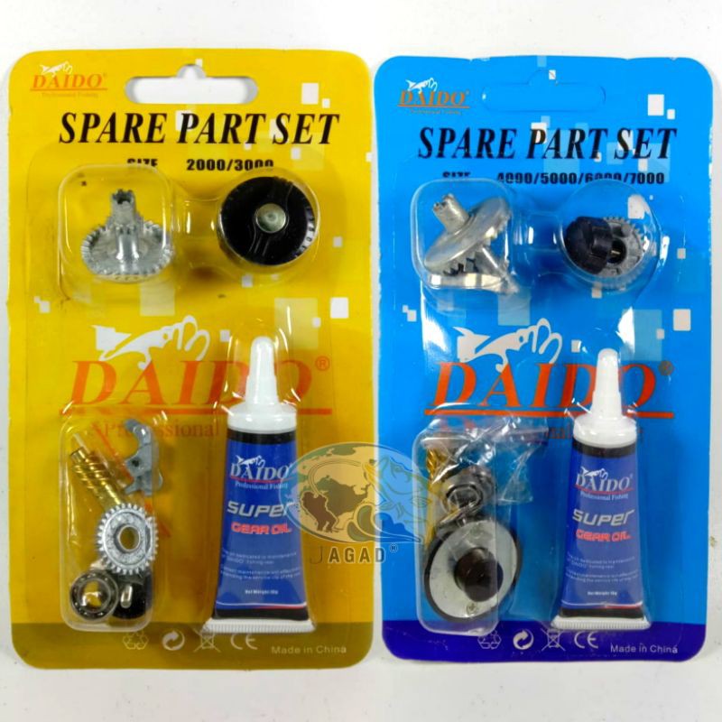Spare Part Set Daido Untuk Reel Ukuran 2000-7000