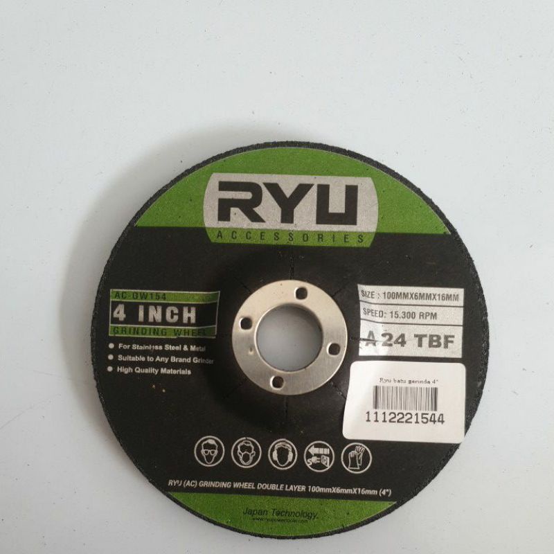 RYU BATU GERINDA ASAH 4 IN