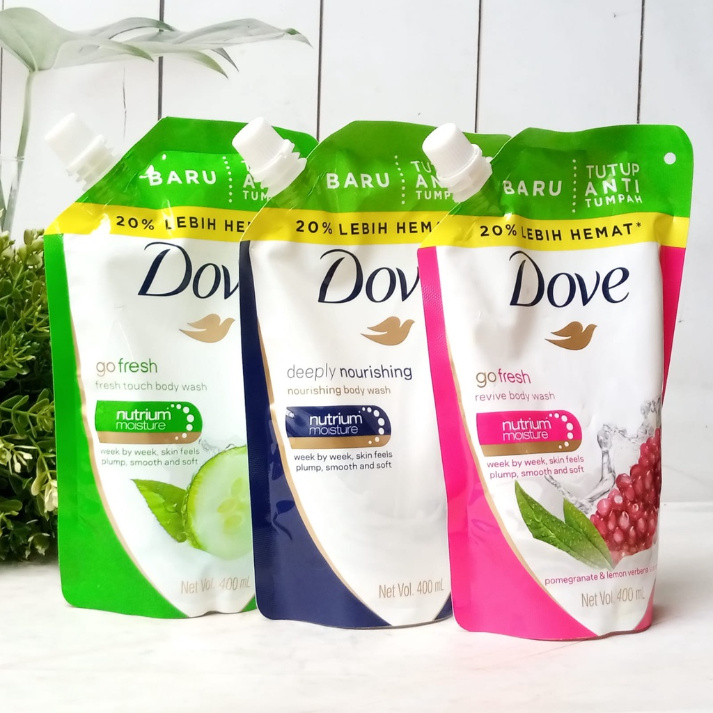 Dove Sabun Mandi Cair Pouch 400ml