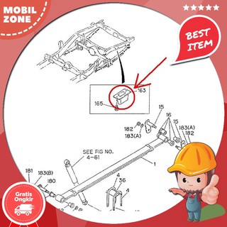 Jual Sparepart Mobil Karet Stopper Belakang Isuzu Panther Kotak