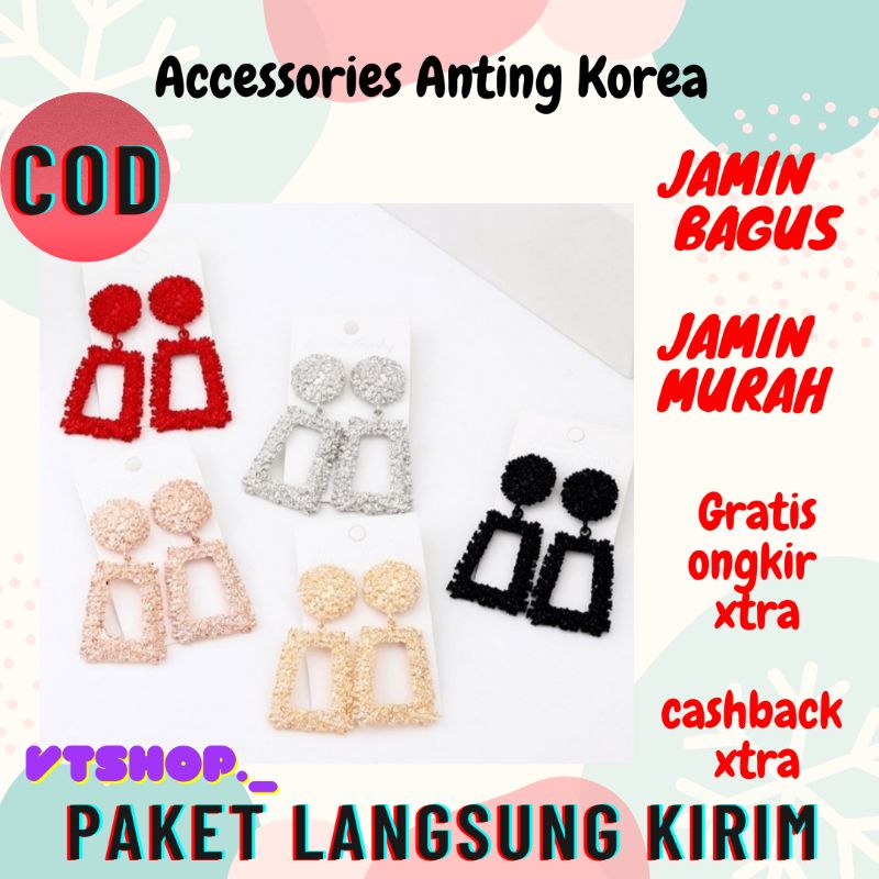 V73 - Aksesoris Anting Panjang / Anting Style Korea