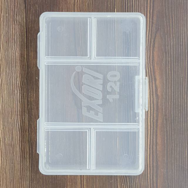 Kotak pancing tranparan 120 (11cmx7cm)-0